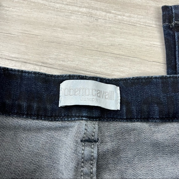 Rare Roberto Cavalli Logos Dark Wash Denim Jeans - Medium - Picture 4 of 8